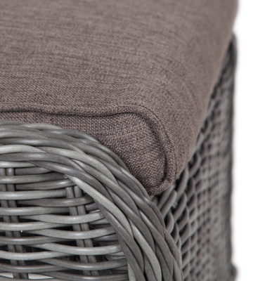 "Толедо" пуф плетеный, цвет графит