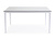 "Малага" обеденный стол из HPL 140х80см, цвет молочный, каркас белый