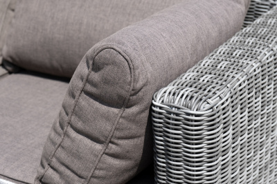 "Лунго" трансформирующаяся лаунж-зона из искусственного ротанга, цвет графит